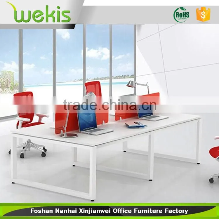 modern 4 person office computer workstation desk
