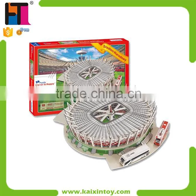 Kids Intelligent Toys Large Paper 3d Puzzle