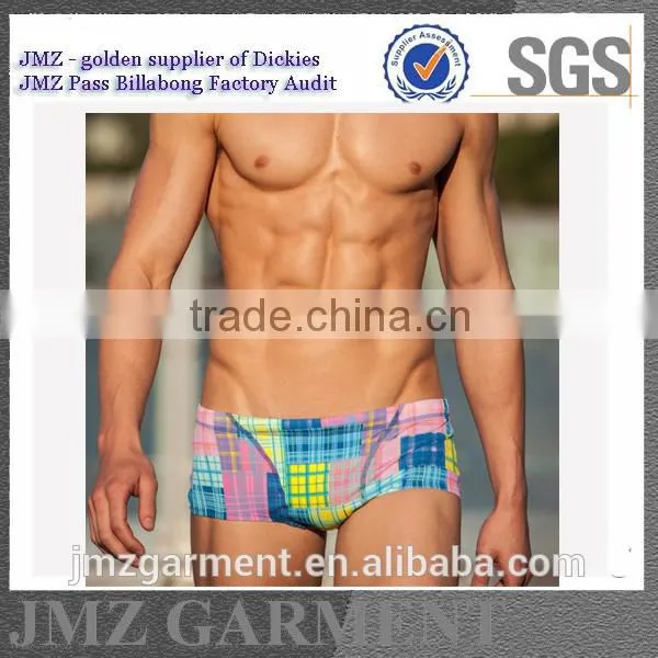 wholesale print boxer shorts swimwear for men polyester spandex oem