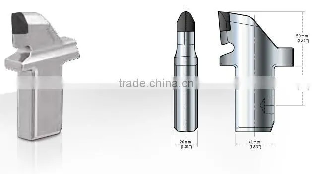 tungsten carbide coal cutter pick shaped bits mining picks rock boring tools