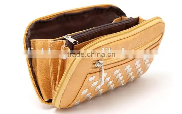 lady travel leather wallet