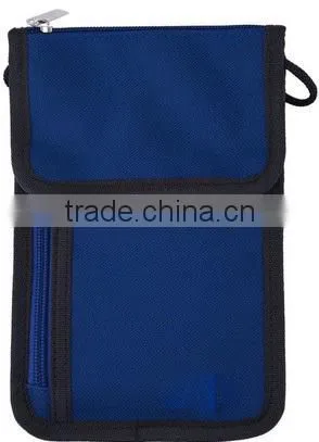 Travel Neck Stash RFID Wallet Card Passport Holder