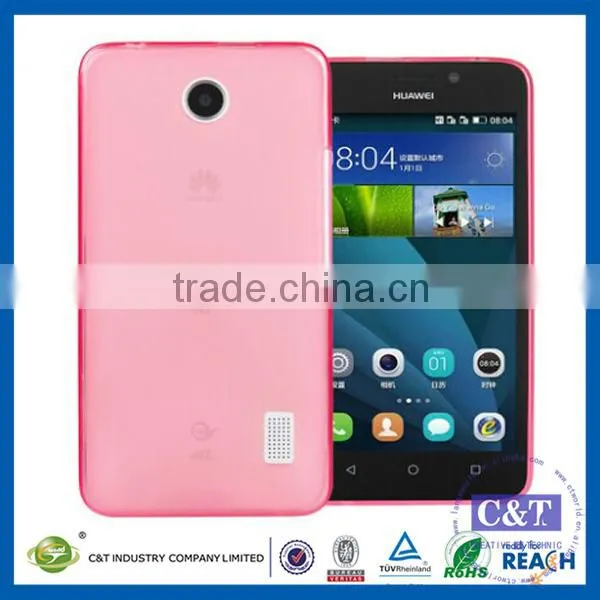 C&T Ultra Slim Soft TPU Gel Rubber Silicone Skin Shell Back Case Cover for Huawei Ascend Y635