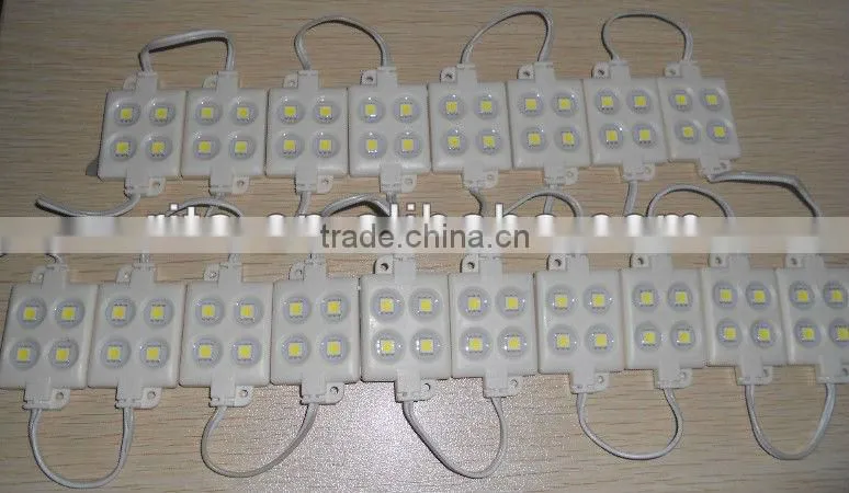 COOL WHITE 5050 SMD injection type LED module,4pcs 5050 led,DC12V input