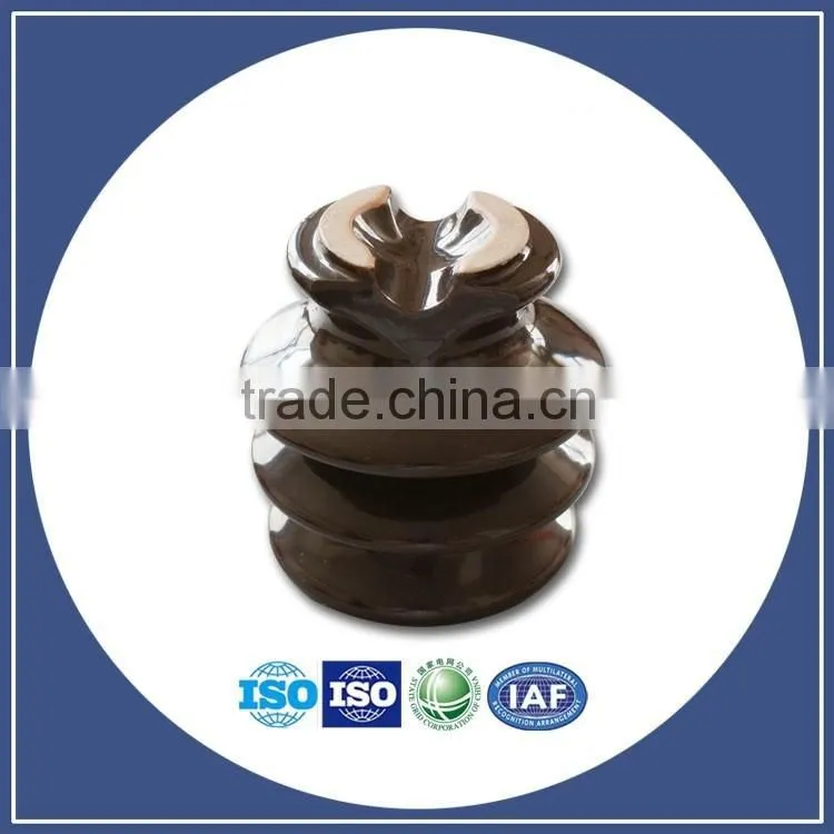 High Volatge Porcelain 33KV Pin Type Insulators 56-3 Pin Insulator ceramic insulators