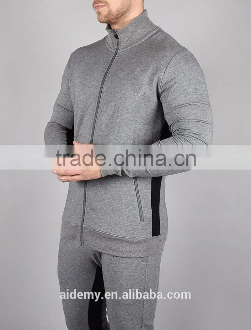 Manufacture of athletic apparel wholesale high collar pullover hoodie zipper jumper hoodie