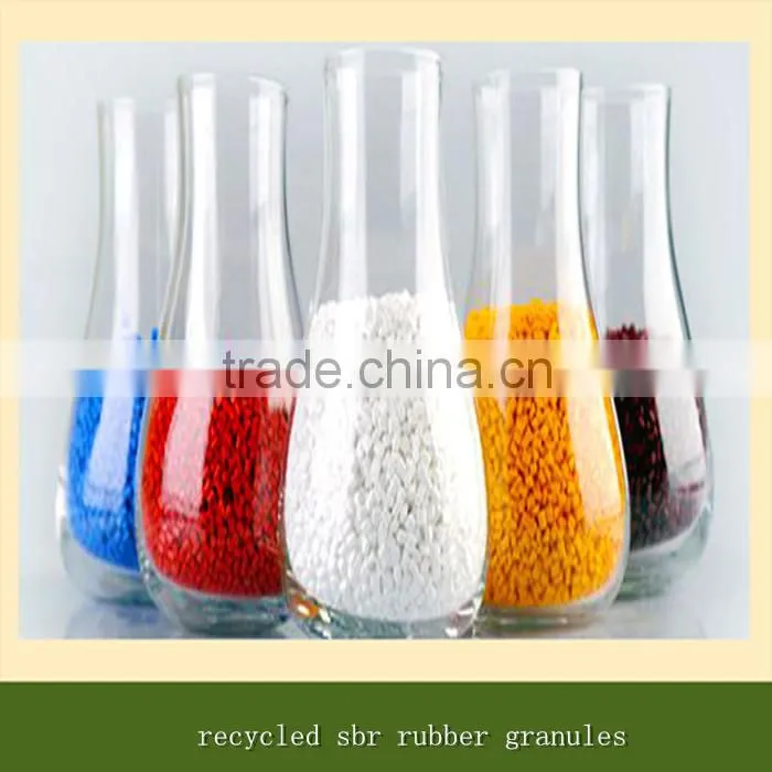 Multi functional cheap recycled sbr rubber granules price