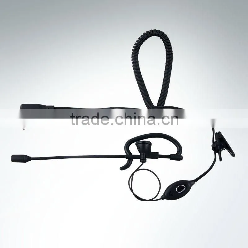 Walkie talkie Ear hook with Mini PTT