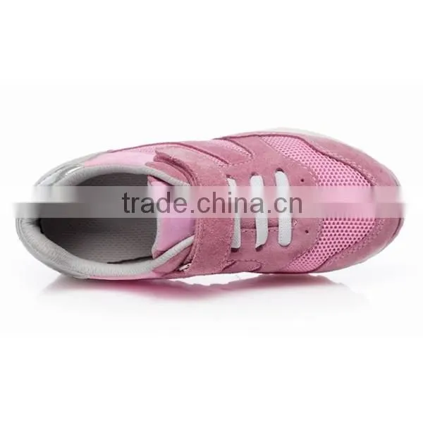 2016 Spring Fancy EVA Sole Jump Mesh Sport Shoes for Girls