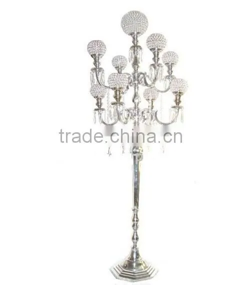 Wedding Candelabra Centerpieces , Royal Wedding Candelabra , Silver Wedding Centerpiece