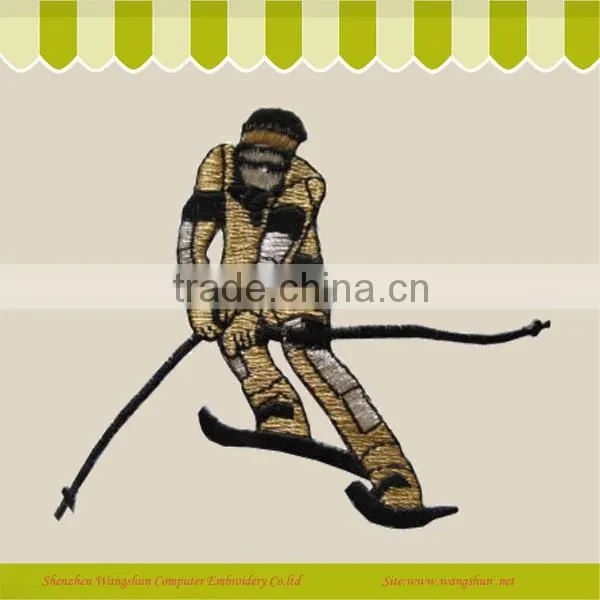 Customed Number Embroidery Badge Sew-On Clothes