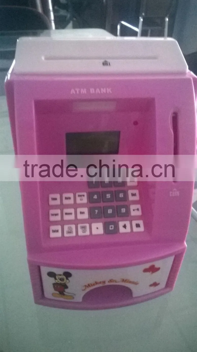kids ATM bank toy factory price hot in 2014