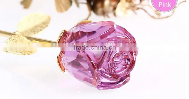 New Design Crystal flower gift