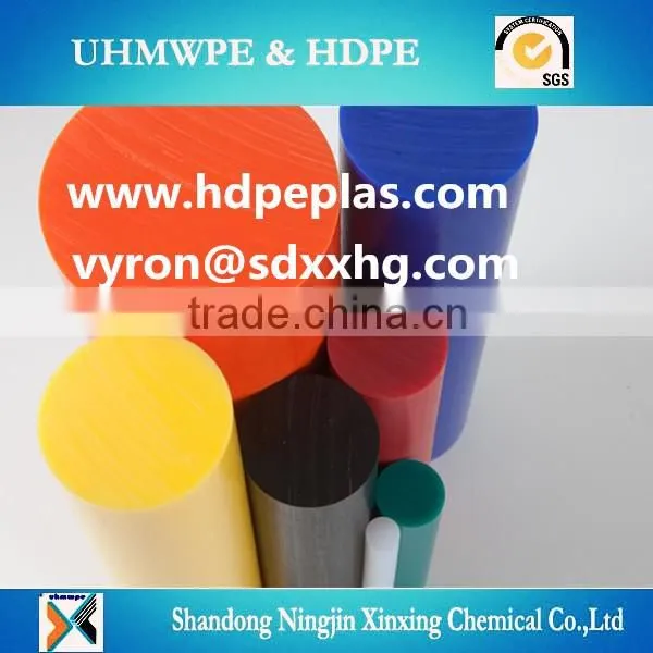 Eco-friendly Plastic Engineering Bar / Low Water Absorption Pe Rods