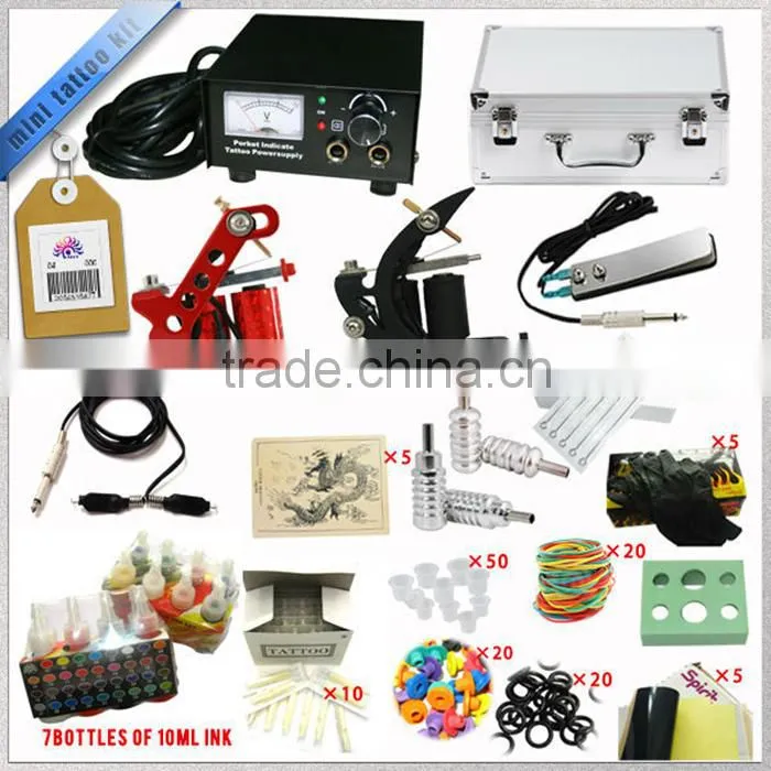 Hot China products wholesale professional body art glitter tattoo kit