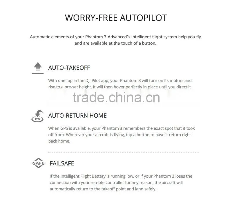 2016 new product phantom 3 advanced Quadcopter dji Drone toys for sale