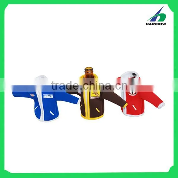 Neoprene insulated beer bottle cooler sleeve