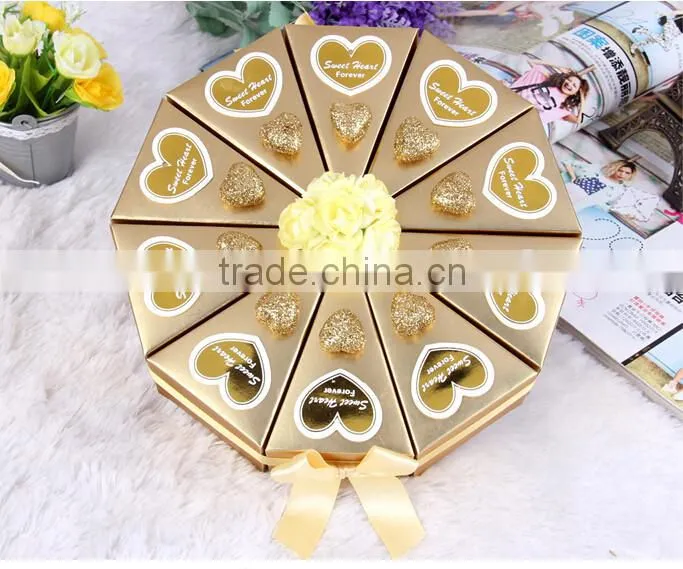 Popular wedding party gift favour packaging box