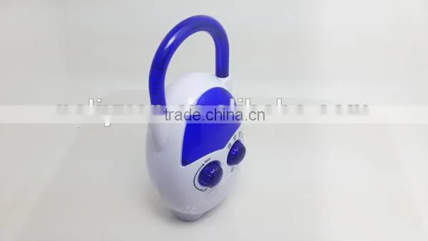 Hot selling with hook and mirror waterproof radio