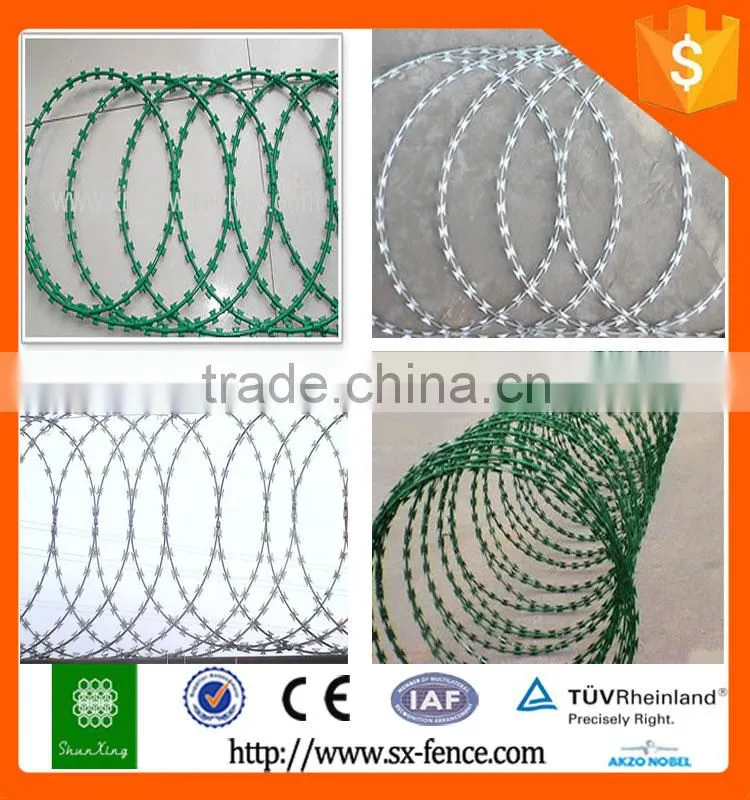 Alibaba diamond razor wire mesh fence/welded wire mesh fencing/pvc coated razor barbed wire