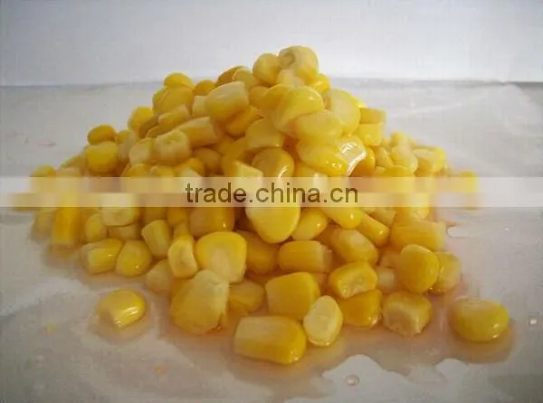 2016 health food 340g sweet corn in tin