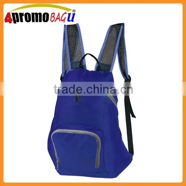 Quanzhou factory foldable bag fold up backpack school bag