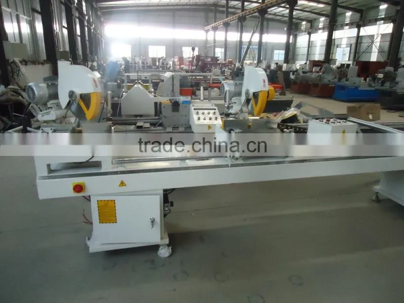 cutting upvc profiles two heads cutting saw
