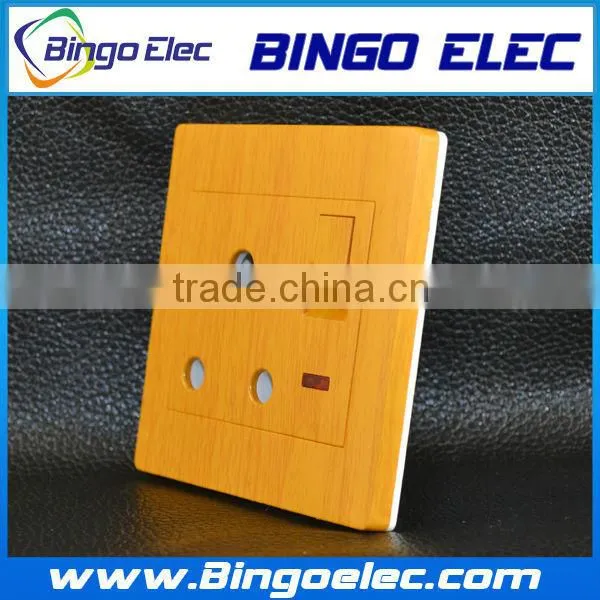 wooden switch and socket
