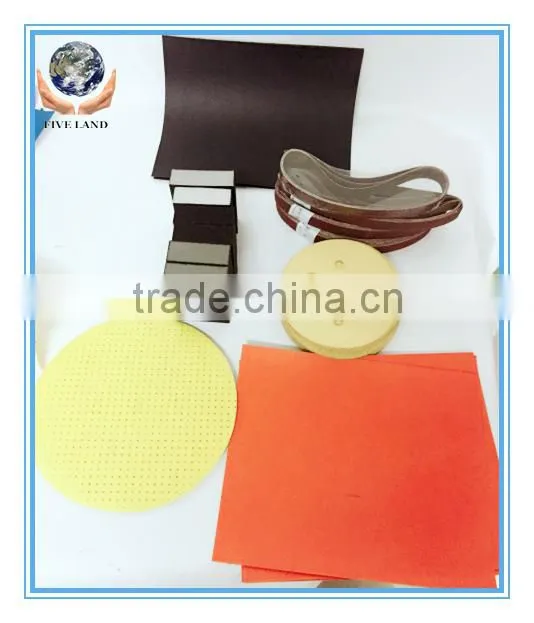 EVA foam sanding block for handle polishing work
