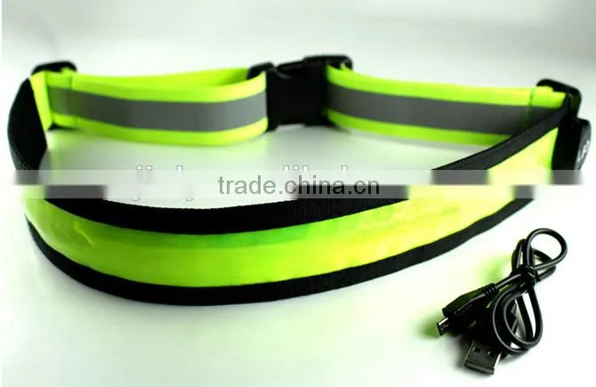 The Bright LED Safety Light Sport Running Belt