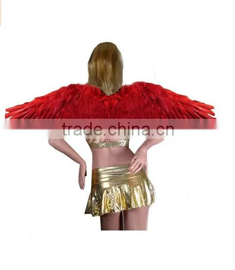 Large Feather Halloween Angel Wings 3 colors Black, White , Red 114x33cm
