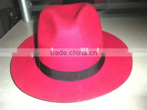 wool mens headwear fedora hat