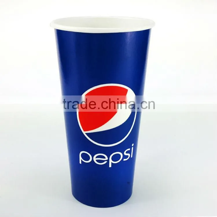 paper cup 22OZ Disposable Single Wall hot drink paper cup supplier