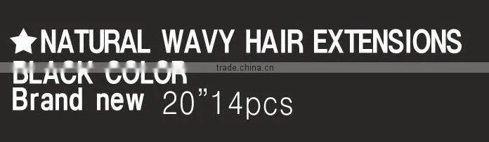 20 inch Double Drawn Weavy Human Hair
