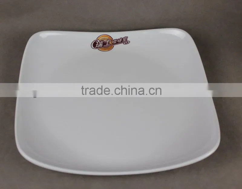hot sales restaurent melamine dinnerware set in white color