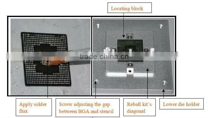 Laptop bga repairing with highly vision system(SV550)