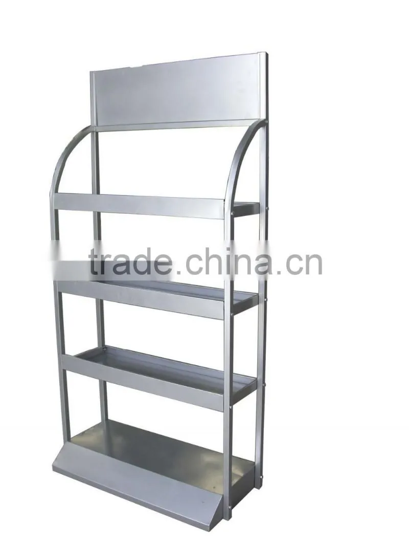 Tyre display rack/heavy duty 2 tier metal wheel rim display rack/ring display stand