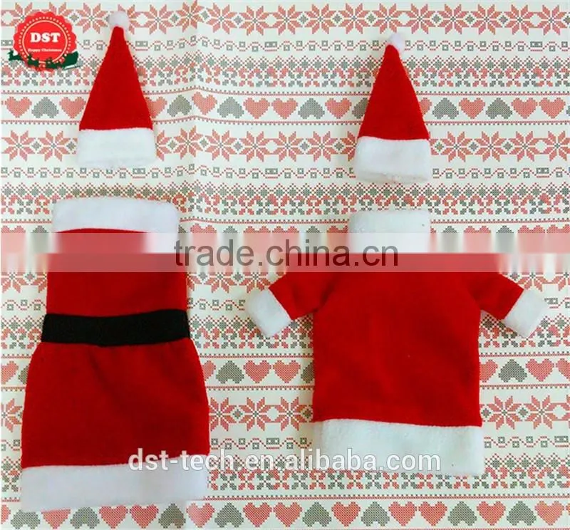 Christmas wine bottle cover