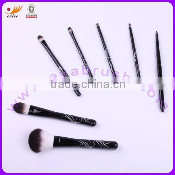 7pcs cosmetic brush set with nylon hair