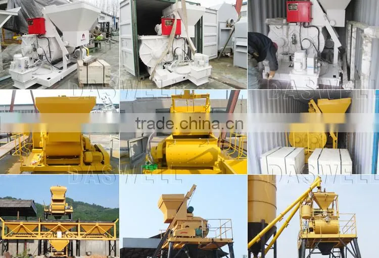 JS750 Electric Twin Shaft Compulsory Concrete Mixer
