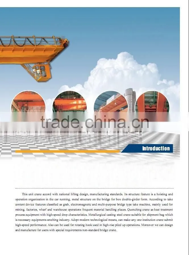 LH LHB QD YH QZ QC QP QS YNQ Model Double-Girder Overhead Cranes