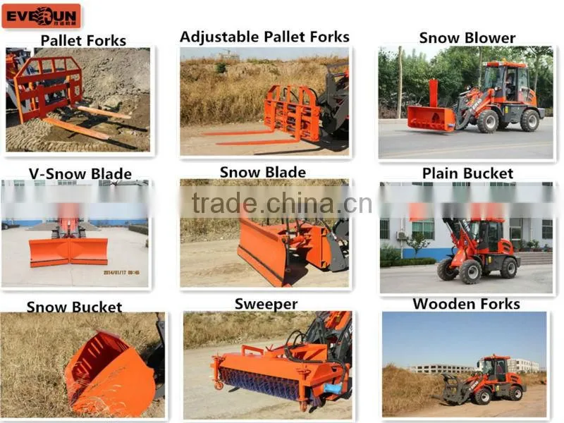 Qingdao Everun Brand New Farm Tractors,ER20 Mini Loader With Luxury Cabin For Sale