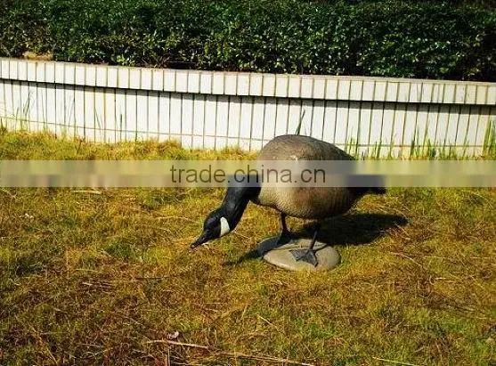 Plastic colourful goosey,resting decoy,watching and hunting decoy goose