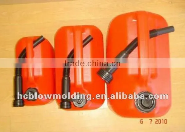 OEM blow molding plastic HDPE Fuel jerry cans with spout gasoline can, fuel can