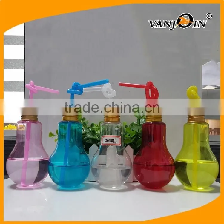 500ML Fashion gift Big Mouth Light bulb bottle Plastic Drink Cup