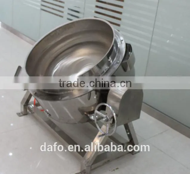stainless steel steam jacketed kettle/tilting jacketed kettle