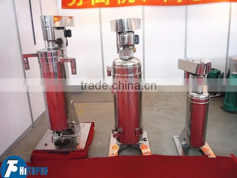 Chinese design of oil water separator best saled in the market,stainless steel tubular centrifuge for sale