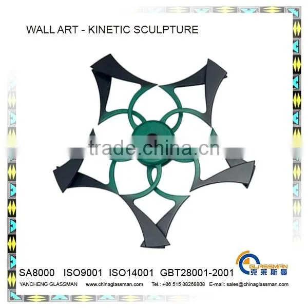YWA1602B,WALL ART KINETIC SCULPTURE