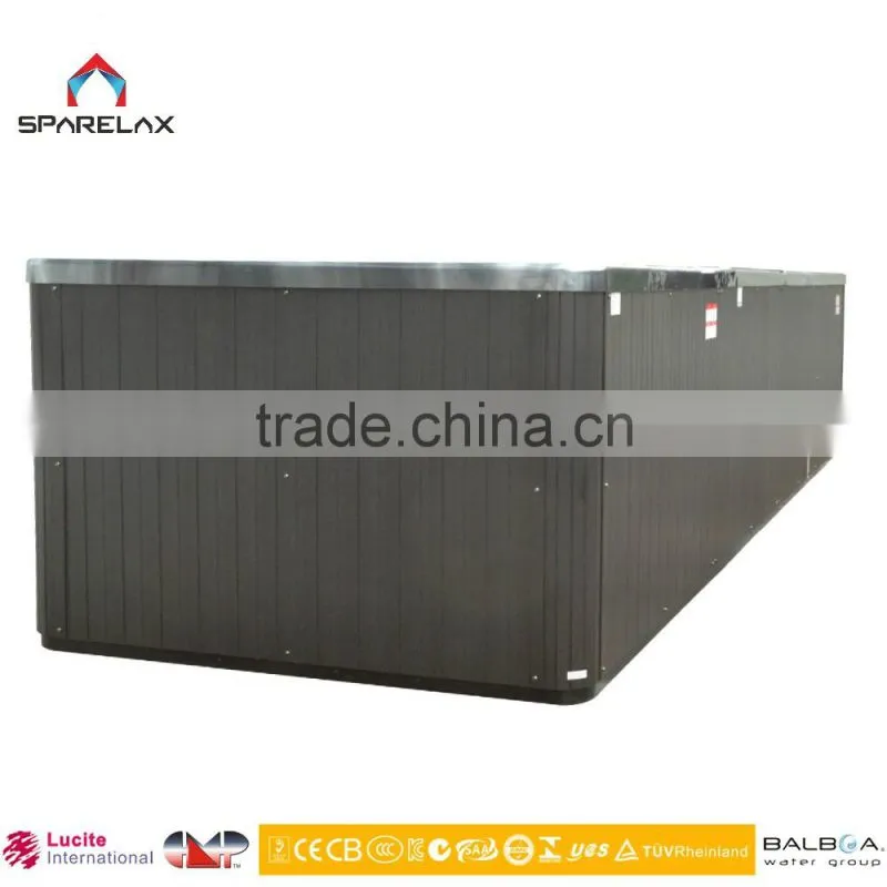 Chinese Supplier Fiberglass Swimming Pool Outdoor Family Spa Swimming Pool