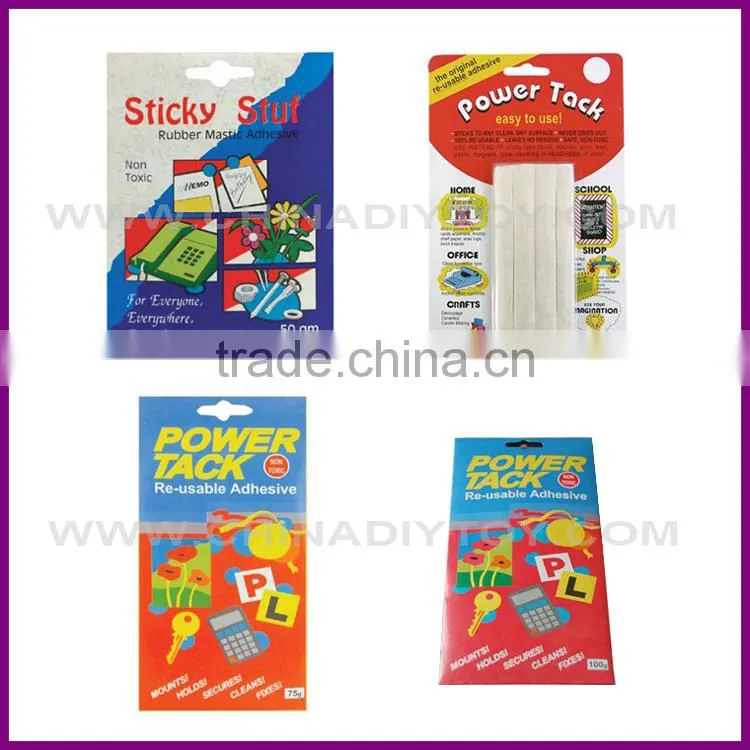 Promotional reutilizable adhesive tack